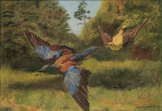 Wilga i kraska, 1896 olej na płótnie własność prywatna